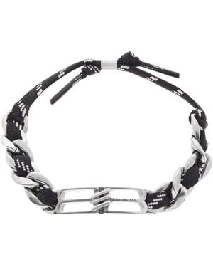 Balenciaga Bb Bracelet - メタリック