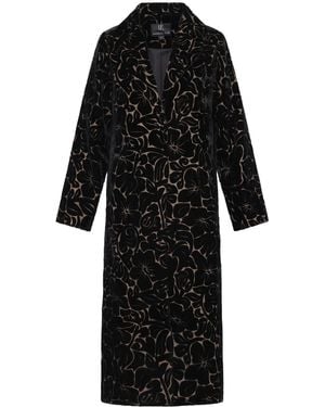 Unreal Fur Abrigo Romantique - Negro