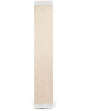 Etro Wool And Cashmere Jacquard Scarf With Arnica Motif - White