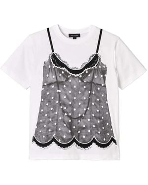Marc Jacobs Trompe L'Oeil Round-Neck T-Shirt - Grey
