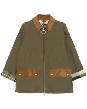 Barbour Corduroy-Collar Jacket - Green