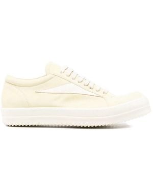 Rick Owens Side Stripe Trainers - White