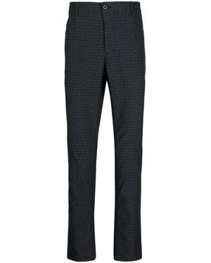 MASTER BUNNY EDITION Logo-Print Water-Repellent Pants - Blue