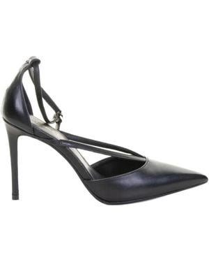 Chantal 90Mm Pointed Toe Heeled Court Shoes - Black