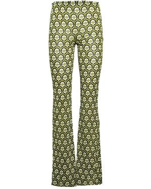 Etro Pantaloni A Fantasia - Verde