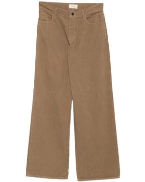 The Row Pantalon Eglitta À Poches En Velours Côtelé - Neutre