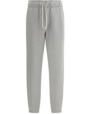 New Balance Elasticated-Cuff Track Pants - Gray