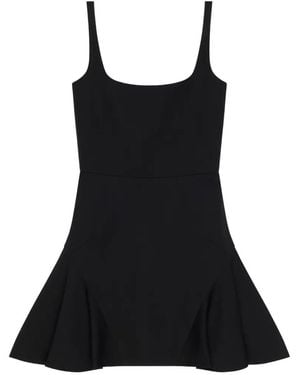 Givenchy Fluted Mini Dress - Black
