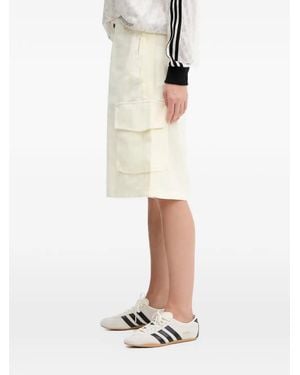 adidas Cotton Cargo Shorts - White