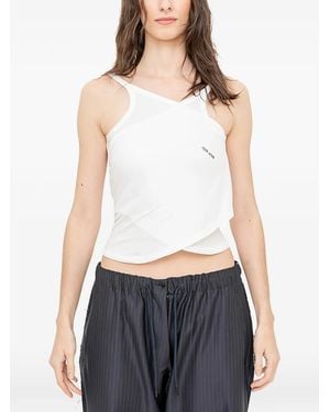 Facon Jacmin Thimotee Crossover Tank Top - White