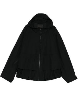 JNBY Drawstring-Hem Hooded Jacket - Black
