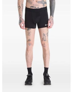 Nike Shorts Pro Con Stampa - Nero