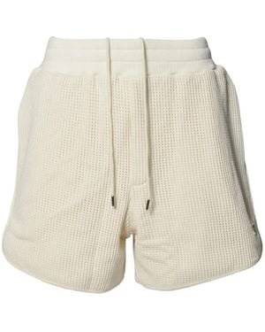 Wales Bonner Perforated Track Shorts - White