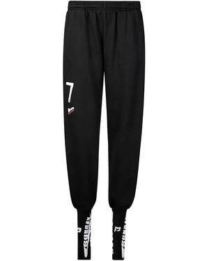 PROTOTYPES Logo-Print Track Pants - Black