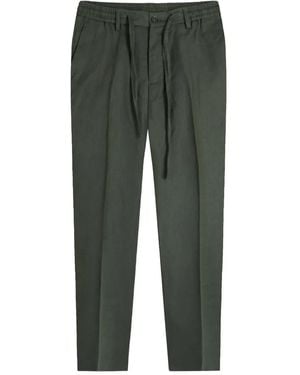 Gazzarrini x Michele Franzese Drawstring Tapered Trousers - Green