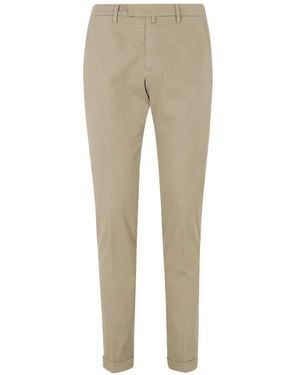 Briglia 1949 Straight-Leg Turn-Up Chinos - Natural