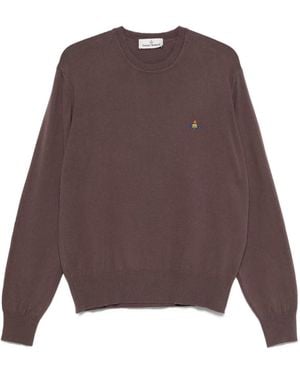 Vivienne Westwood Crew-Neck Sweater - Purple