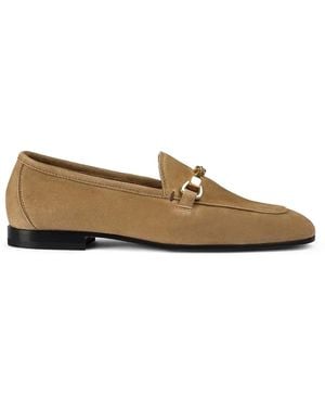 Doucal's Metal Suede Loafers - Natural