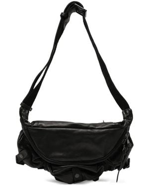 Yohji Yamamoto 3 Pin Schoudertas - Zwart