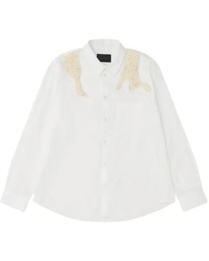 Simone Rocha Pearl-Embellished Shirt - White