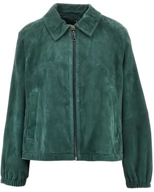 Weekend by Maxmara Suede Jacket - Green
