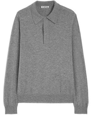 Jil Sander Polo de lana - Gris