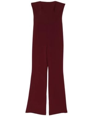 Isabel Sanchis Strapless Flared Jumpsuit