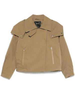 Laminar Cropped Jacket - Natural