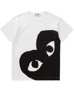 COMME DES GARÇONS PLAY Logo-Print T-Shirt - White