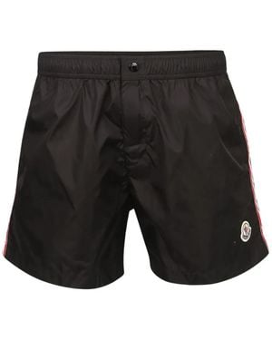 Moncler Logo Swimshorts - Black