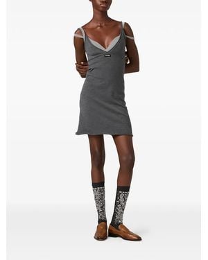 Miu Miu Cashmere Tank Dress - Grey