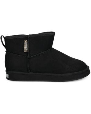 Just Cavalli Logo-Detail Ankle Boots - Black