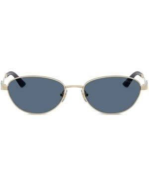 Jimmy Choo Oval-Frame Sunglasses - Blue