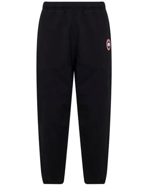 Canada Goose Logo-Detail Track Trousers - Black