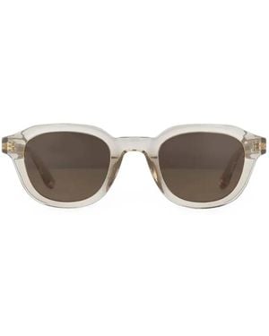 Barbour Geometric-Frame Sunglasses - Grey