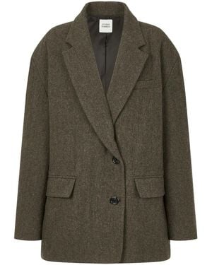 Studio Tomboy X Blazer Con Motivo Pied-De-Poule - Verde