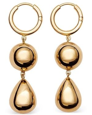 LIE STUDIO The Cathrine Drop Earrings - Metallic