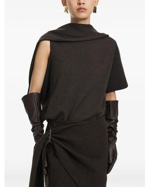 JNBY Asymmetrischer Pullover - Schwarz