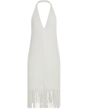 Ferragamo Knitted Dress - White