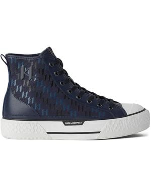 Karl Lagerfeld K/Ikonik Nft Kampus Sneakers - Blauw