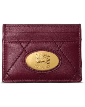Burberry Strand Card Holder - Purple