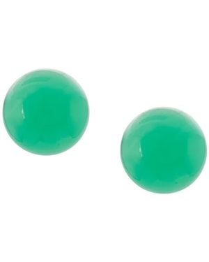Irene Neuwirth Pendientes En Oro Amarillo De 18Kt Con Crisoprasa - Verde