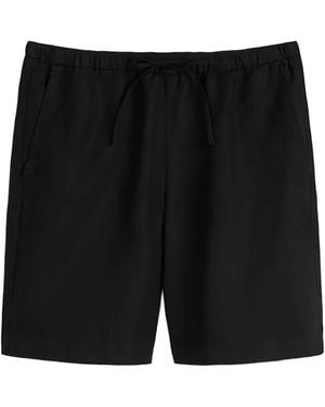 Marc O' Polo Drawstring-Waist Shorts - Black