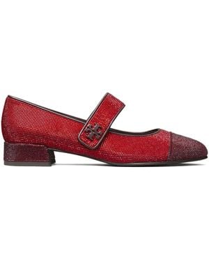 Tory Burch メリージェーン フラットシューズ - レッド