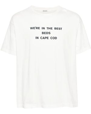 Bode Best Beds T-Shirt Mit Illustration-Print - Weiß