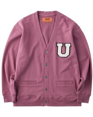 Universal Overall Cardigan Mit V-Ausschnitt - Pink