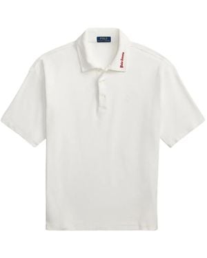 Polo Ralph Lauren Logo-Embroidered Polo Shirt - White