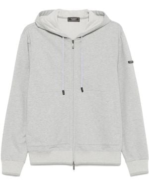 Peserico Cotton Jersey Hoodie - Grey