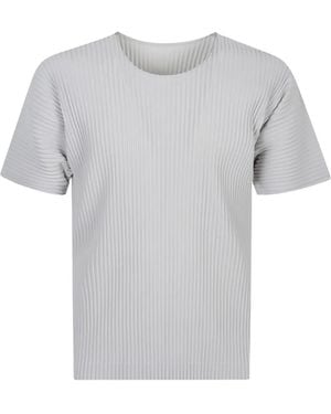 Homme Plissé Issey Miyake プリーツ ポロシャツ - グレー
