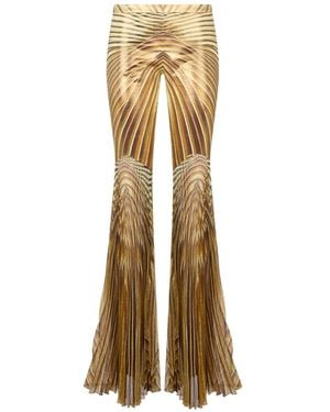 Roberto Cavalli Pleated Pants - Natural